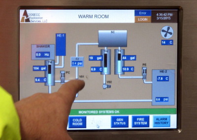 PLC interface for the FRS automation.