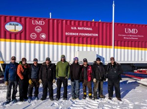 Traverse crew prior to departure